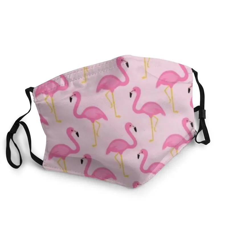 

Cute Animal Flamingo Adjustable Face Mask Adult Bird Anti Dust Protection Cover Respirator Mouth Muffle