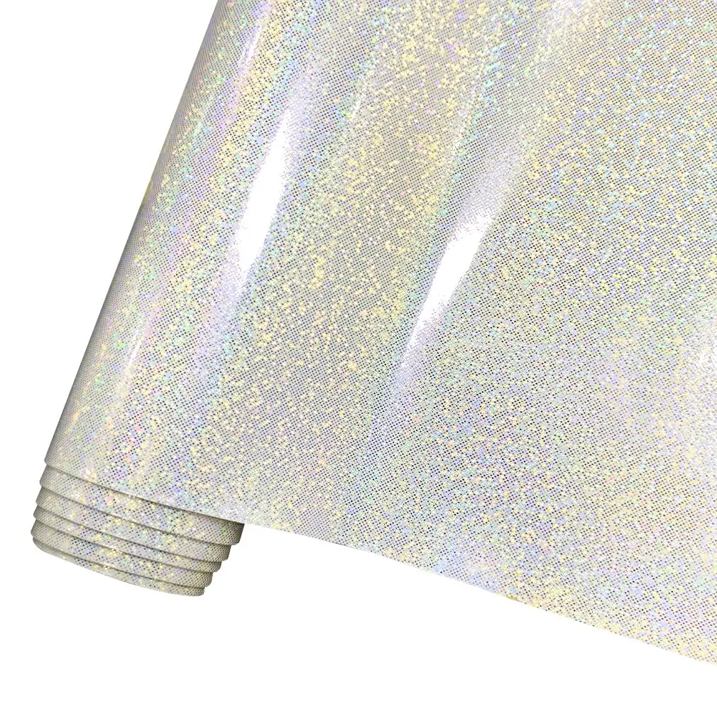 Голографический лист из искусственной кожи в клетку с кристаллами, однотонный материал из синтетической кожи для изготовления сережек «сделай сам», пучок волос, ручная работа.
