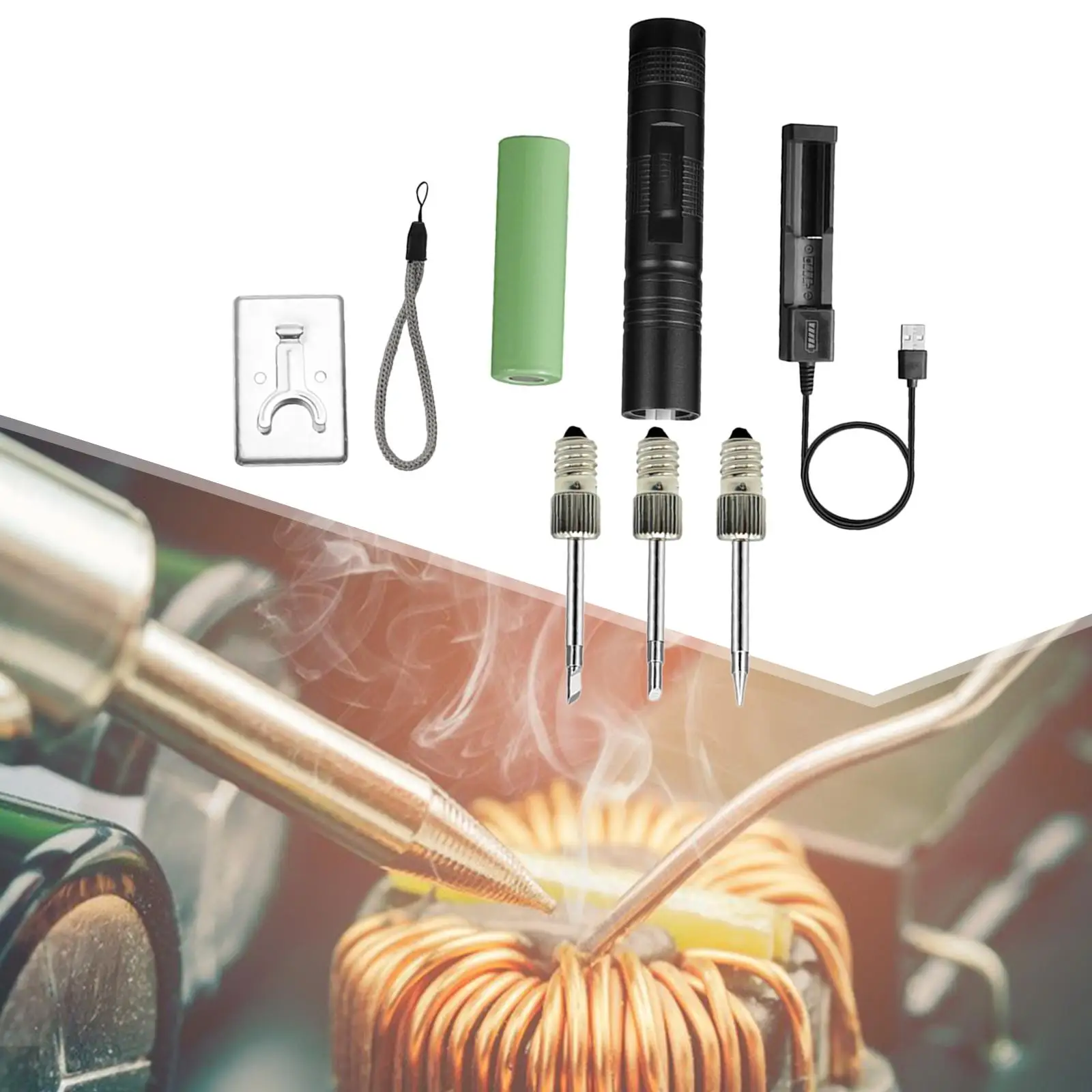 

Electric Soldering Iron Kit Adjustable Temperature Welding Tool