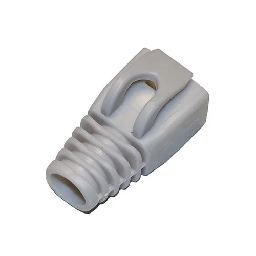 

100 Pieces 7.0mm Light Grey UTP/FTP Cat 7 Network Cable Strain Relief Boots RJ45 Plug Cap Ethernet Connector Cover