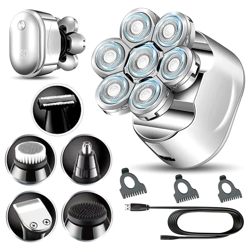 Набор для ухода за волосами 7 лезвий бритвенный станок мужчин триммер волос