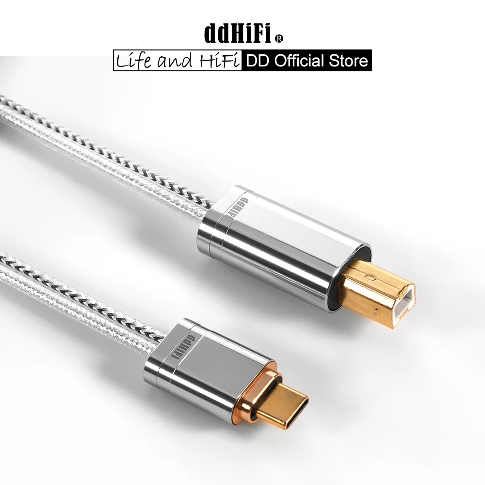 

Кабель DD ddHiFi TC09BC (USB-C to USB-B) HiFi с двойной защитой и заметным улучшением качества звука