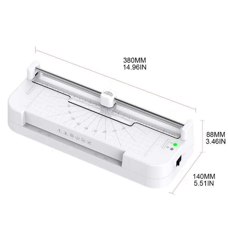 Laminator Machine with Hot & Cold Settings Personal Laminator Lightweight for Home School Office for A4 A6 A5 A7 Paper E8BE images - 6