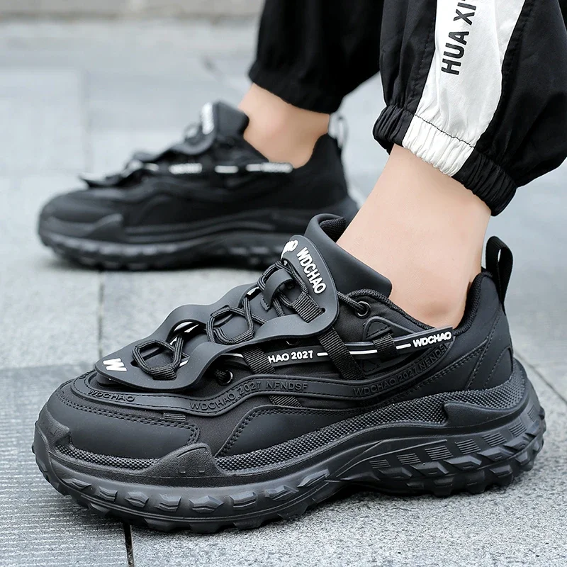 

Shoes for Men 2023 Autumn Winter Fashion Men's Vulcanized Shoes New Height-increasing Thick-soled Men Sneakers Zapatos De Hombre