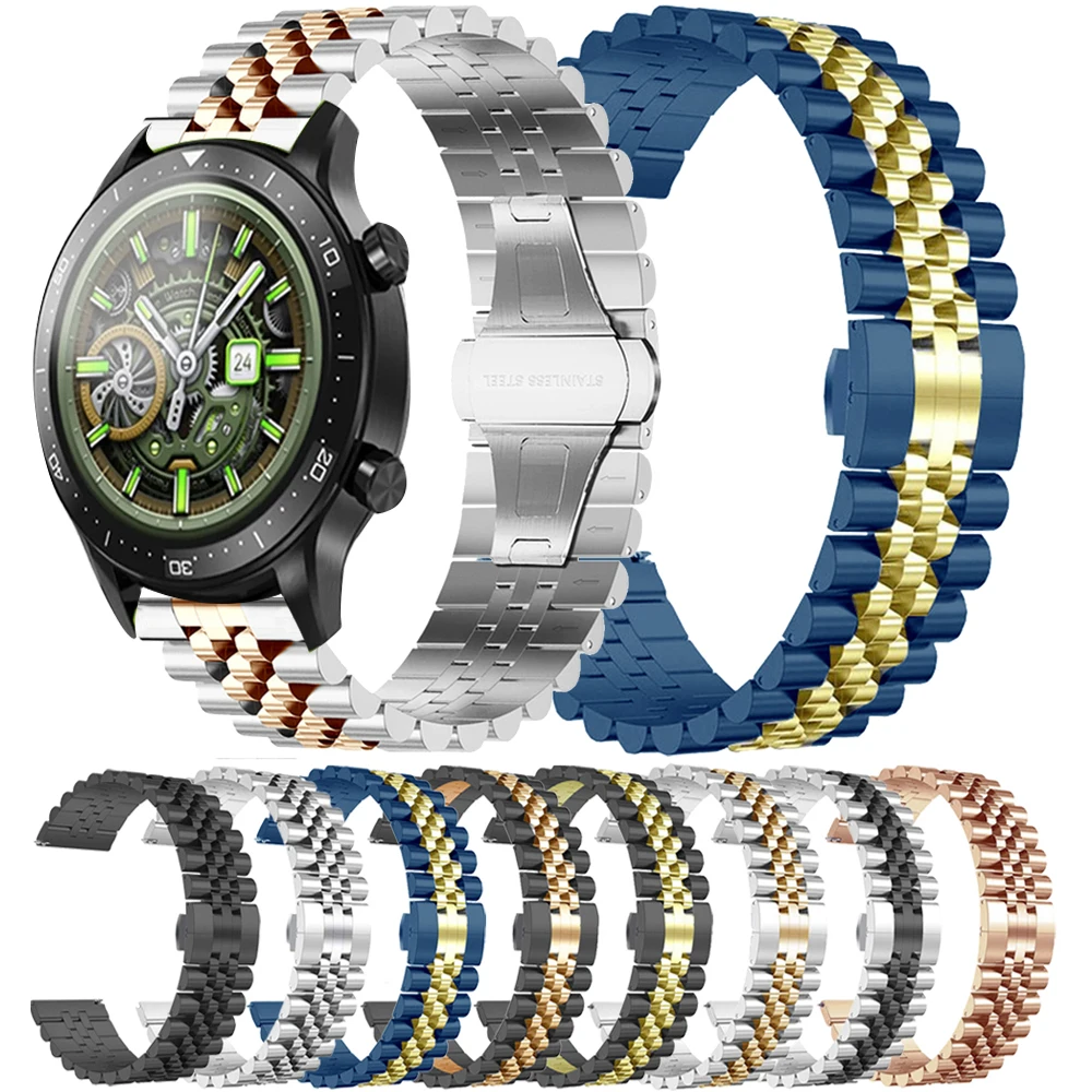 

Metal Stainless Steel Strap For Realme Watch S 2 Pro Watch Band For Fossil Gen 20/22mm Wristband Bracelet Replaceable Accessorie
