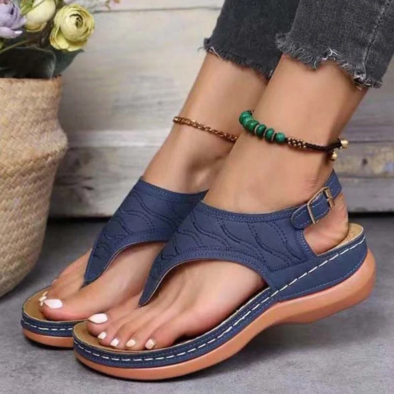 

Women Sandals 2023 Summer Sandals With Low Heels Shoes For Women Lightweight Flip Flops Casual Sandalias Mujer Summer Footwear
