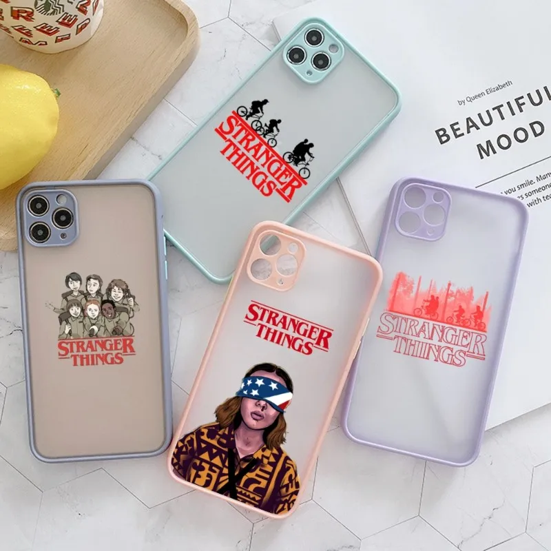 

Stranger Things Phone Case For IPhone 13 12 11 Mini Pro Max XS X Max XR 8 7 Plus SE 2022 Skin Color Phone Cover