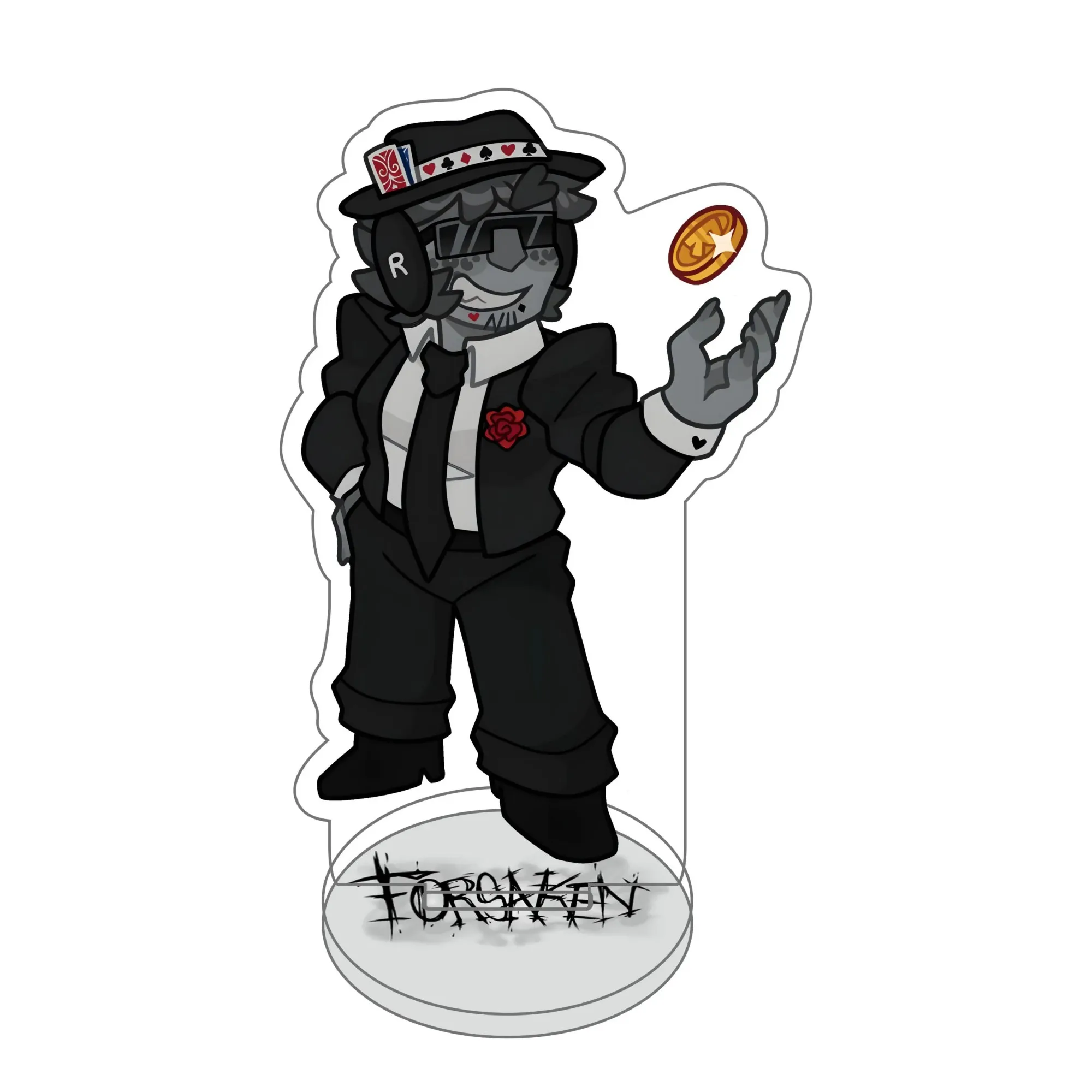 Фото Акриловые подставки Forsaken, горячая игра для гостей 1337, Noob Shedletsky John Doe c00lkidd Elliot Chibi, маленькие настольные украшения, игровой подарок №1