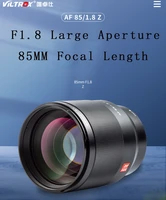 viltrox auto focus 85mm f1 8 stm ed if lightweight portrait lens for z6ii z7ii camera nikon z mount fuji x mount sony e mount