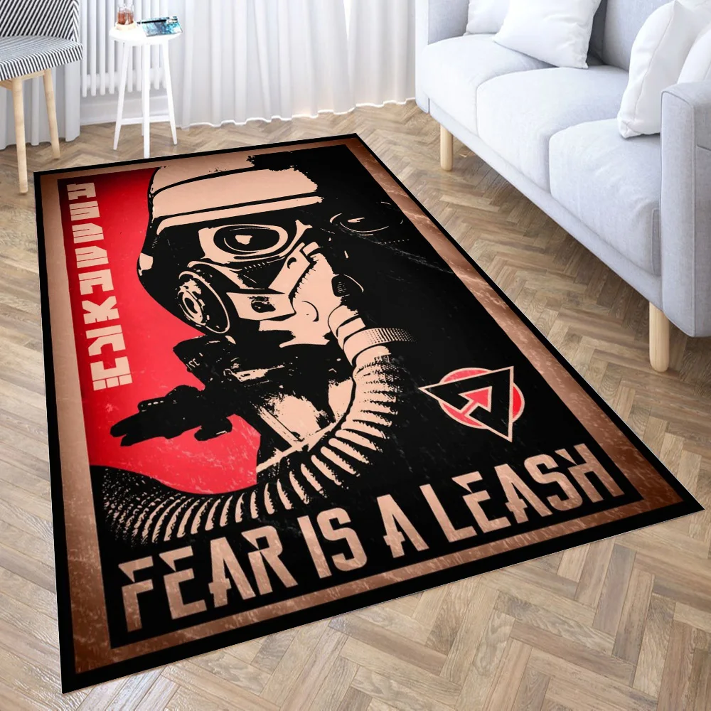 

Killzone Propaganda Poster Rug Floor Mats Carpet for Living Room Doormat Plush Non-slip Chair Mat Bathroom Carpet