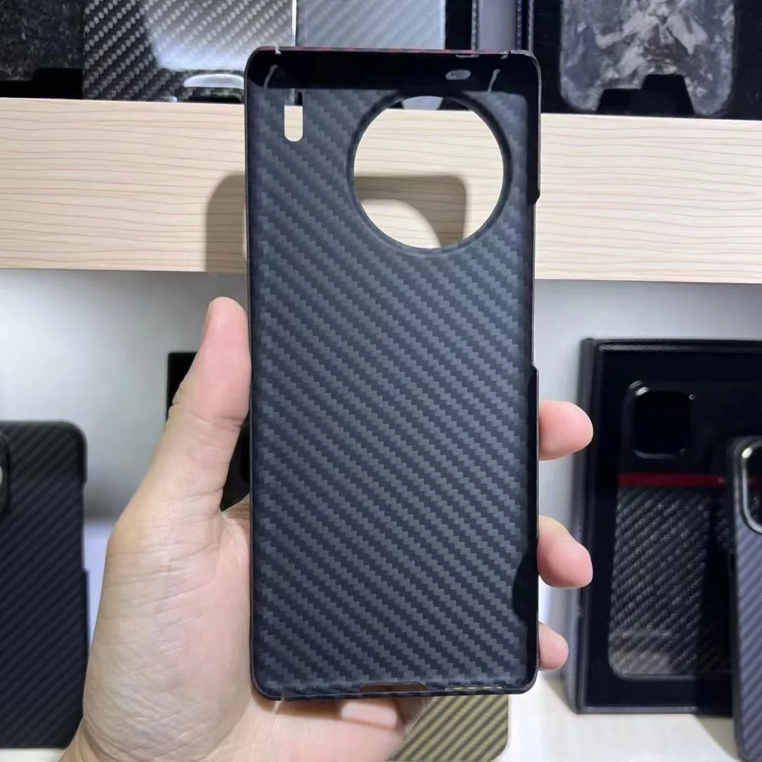 Pure Carbon Fiber Case For Vivo X90 Pro Plus Lens Protecor Phone Case Aramid Fiber Cover Business For Vivo X90 Phone Accessory