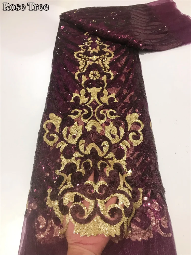 Рисунок 3 - Африканская кружевная ткань с блестками 2023