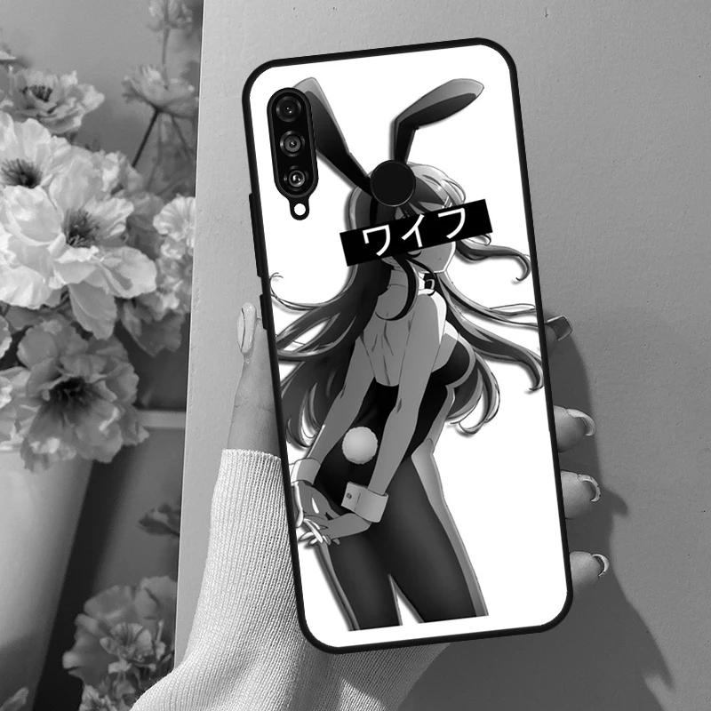Чехол аниме Mai Sakurajima для Huawei P30 Lite P40 P20 P50 Pro Nova 5T P Smart 2019 чехол Honor 50 10i 8X |