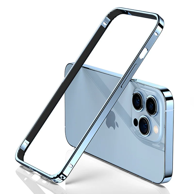 

Алюминиевый металлический защитный чехол-бампер для IPhone 13 12 11 Pro XS Max 13Pro XR X 7 8 14 Plus, чехол для телефона, рамка, аксессуары