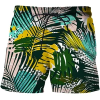 mens casual beach shorts summer hawaiian vacation style pants outdoor streetwear fashion male tropical plants print clothing