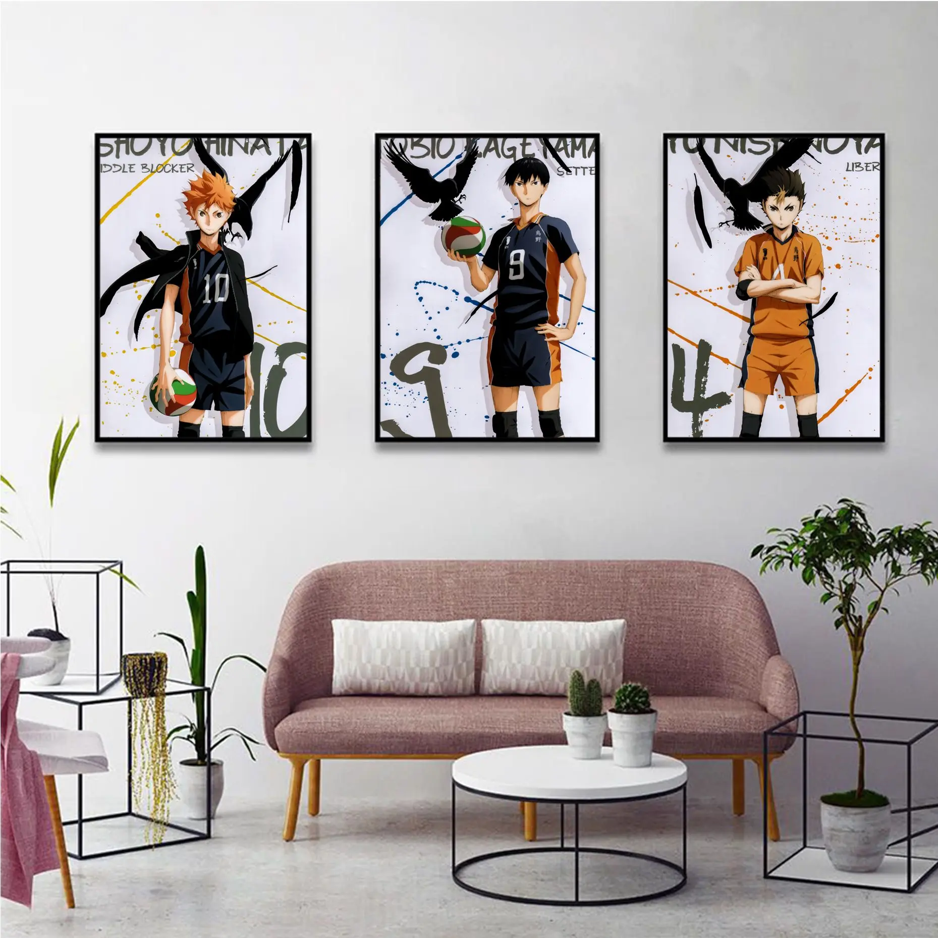 

Anime Haikyuu Good Quality Prints And Posters Vintage Room Home Bar Cafe Decor Home Decor