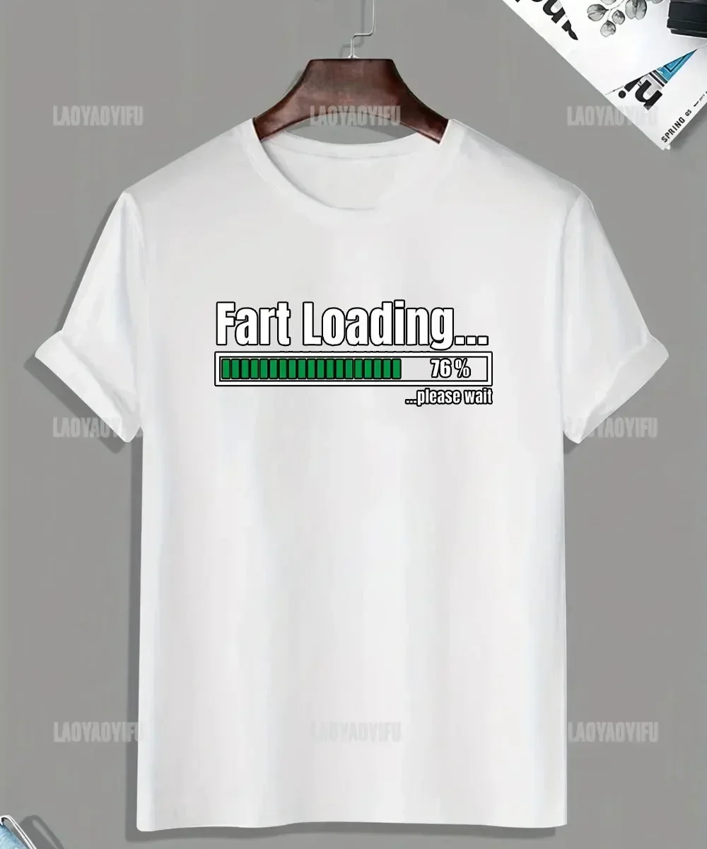 Юмористическое предупреждение Fart Now Loading Please Stand Back Мужской топ с рисунком Женская