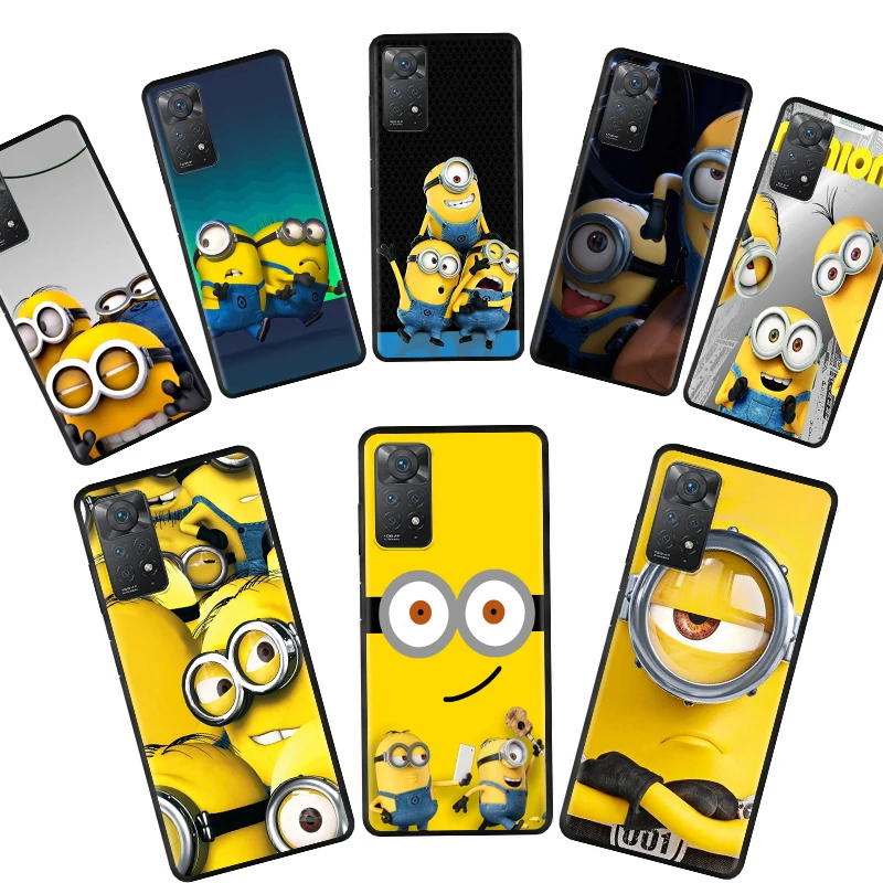 

Cover Case for Xiaomi Note 9S 9 8 8T 7 10 11 11S 11E Pro 5G Back Cell Korea Accessorie Official Despicable Me Minions Movie