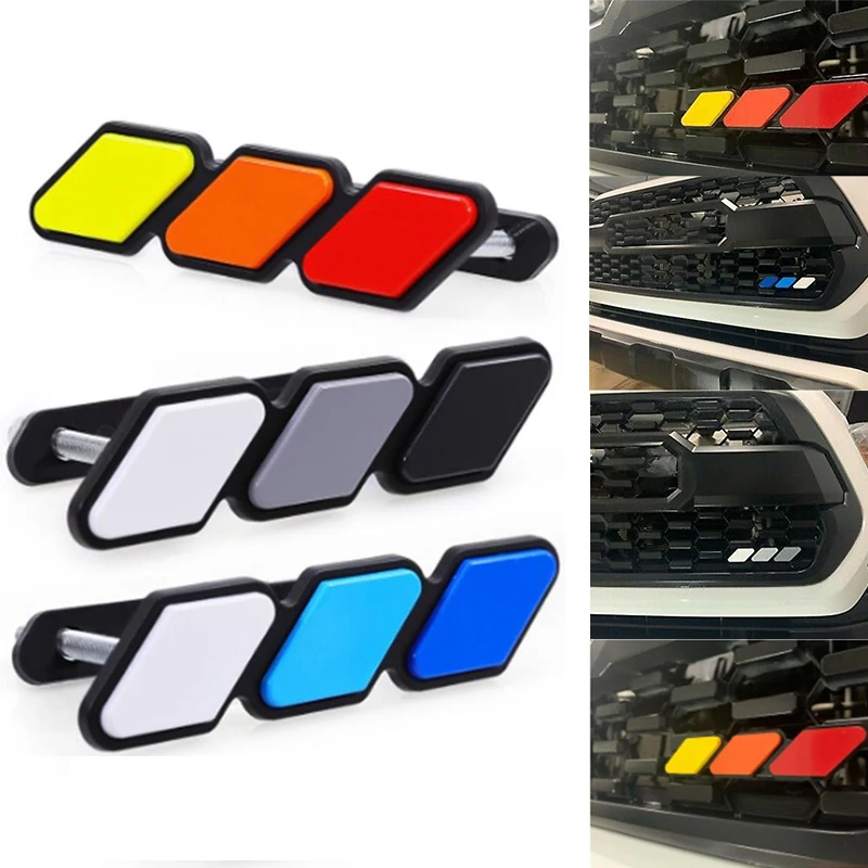 Трехцветная эмблема HVLMHA для Toyota Tacoma 4runner Tundra прочный пластиковый дневной свет