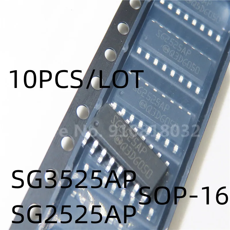 

10 шт./лот SG3525AP SG3525A SG3525 SG2525AP SG2525A SG2525 SMD SOP-16, узкий корпус, ШИМ контроллер мощности, оригинальный новый телефон