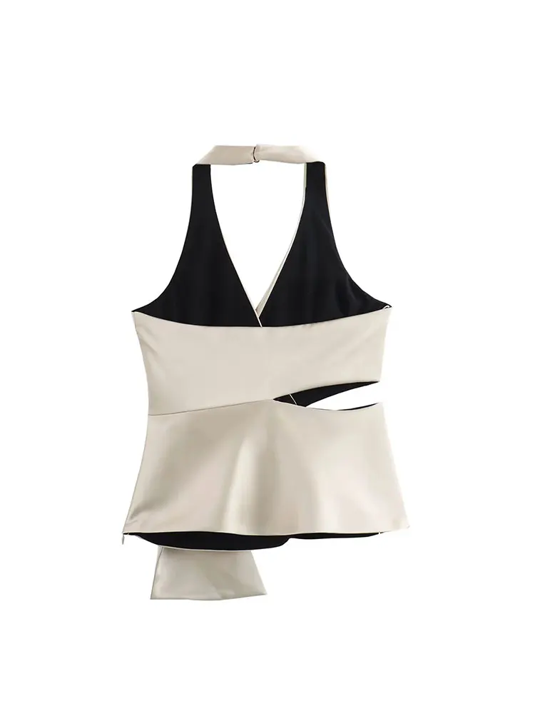 Женский топ с украшением в виде банта цвета и размеры ассортименте