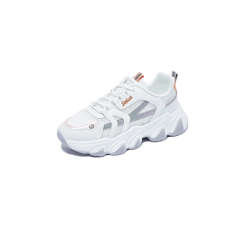 

Chunky Sneakers Woman Breathable Running Shoes Fashion Mesh Platform Ladies Casual Flat