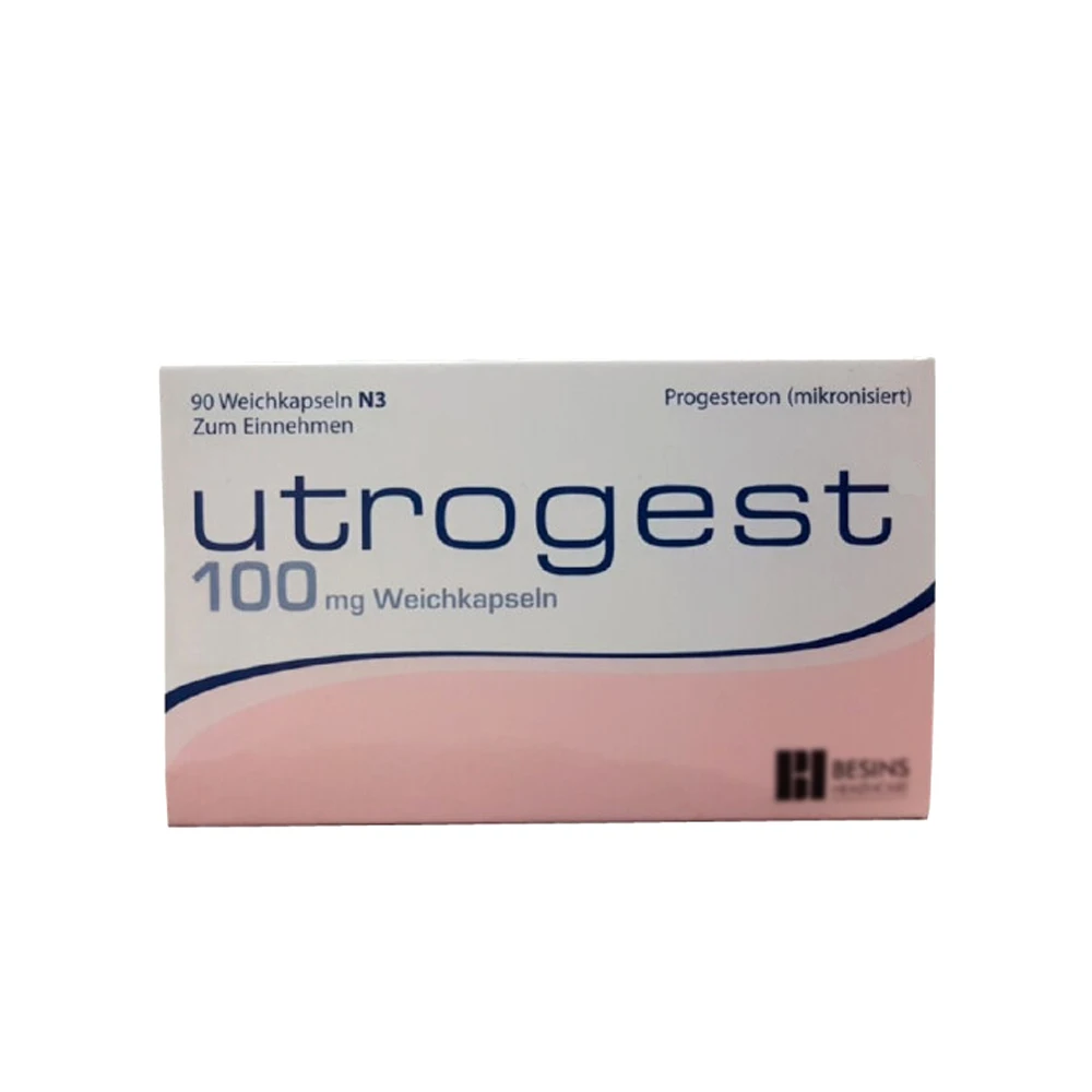 

Utrogest 100mg progester-one estrogen ovarian maintenance feminine horm