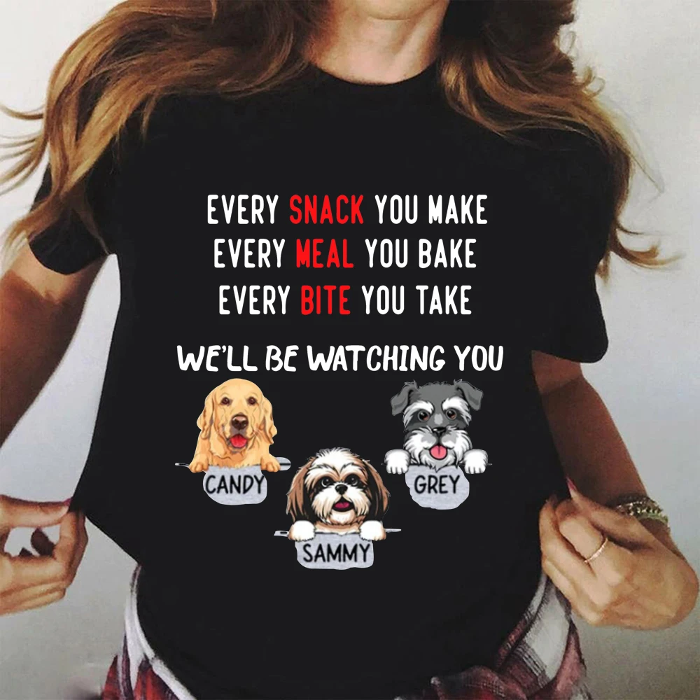 Женская футболка с коротким рукавом принтом |