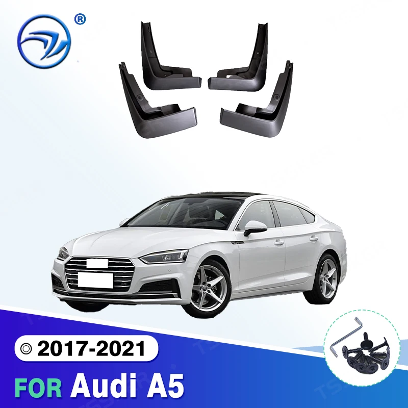 

Для Audi A5 2017-2021 2018 2019 2020 брызговики на крыло брызговики брызговики автомобильные аксессуары