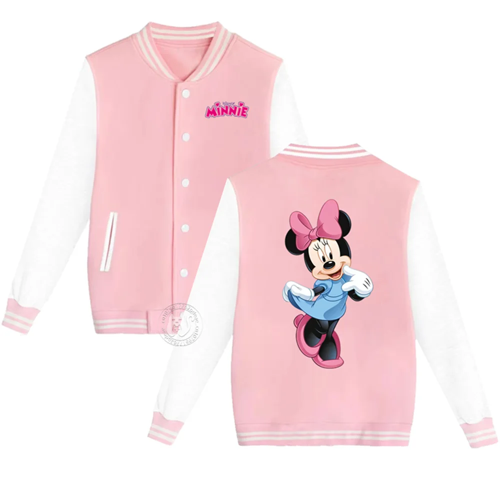 Детская Осенне-зимняя Мягкая Теплая Куртка С Рисунком Микки Мауса Диснея