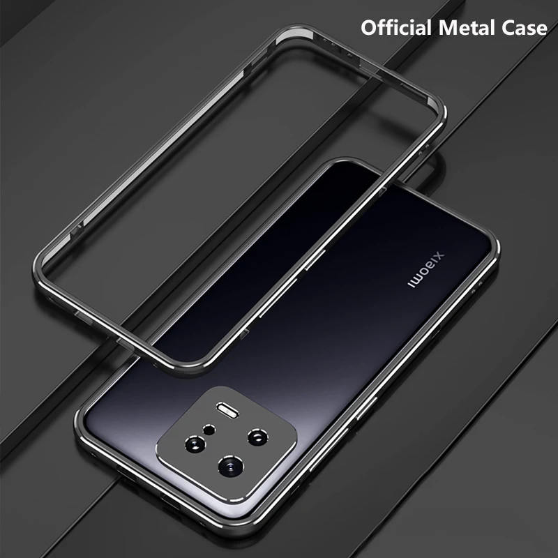For XIAOMI 13 Pro Case Luxury Metal High End Titanium Alloy Frame Lens Protection Shockproof For Xiaomi 13 Case Shell Cover Bag