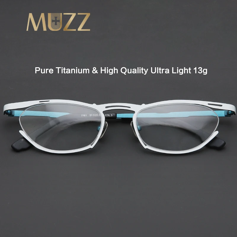 Оправа для очков титановая мужчин и женщин винтажная квадратная Ультралегкая