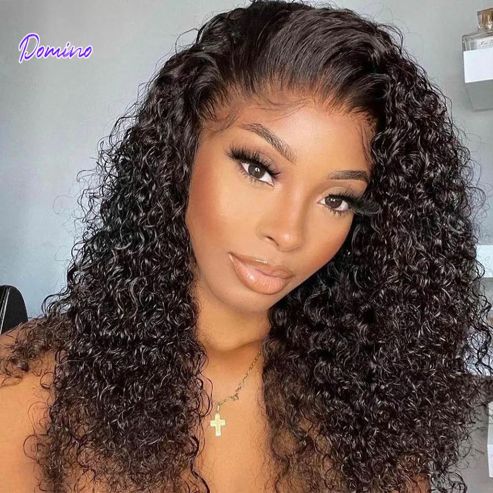 28 30 Inch 13x4 Water Wave Lace Front Human Hair Wigs Deep Wave Curly Human Hair Wig For Black Women Brazilian Wet And Wavy