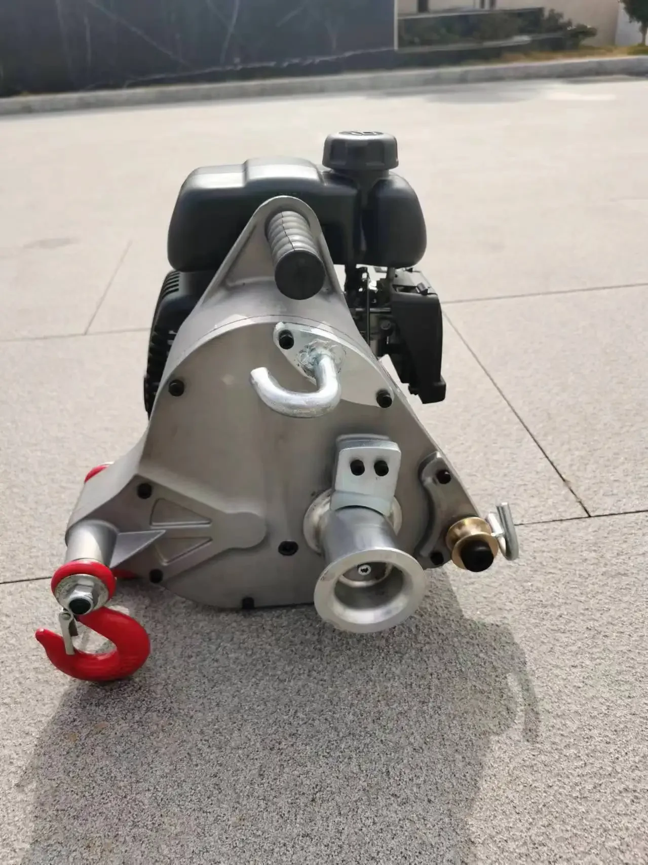 Бензиновая лебедка PCW-5000 двигатель GXH-50 портативный бензиновый приводной трос