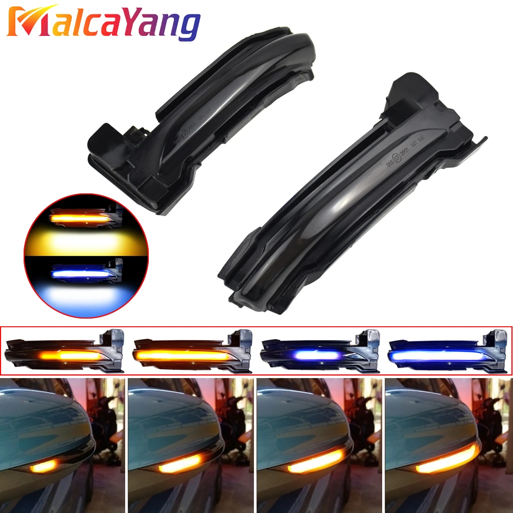 

1Pair LED Side Rearview Mirror Sequential Indicator Blinker Lamp For Ford Focus Mk4 Ab Bj 2019-2020 Dynamic Turn Signal Light
