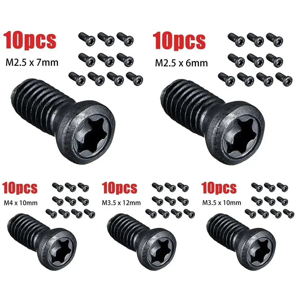 10 шт. винты Torx M2.5 M3.5 6 мм-12 мм машинный винт для замены сверхнизкого плоского винта