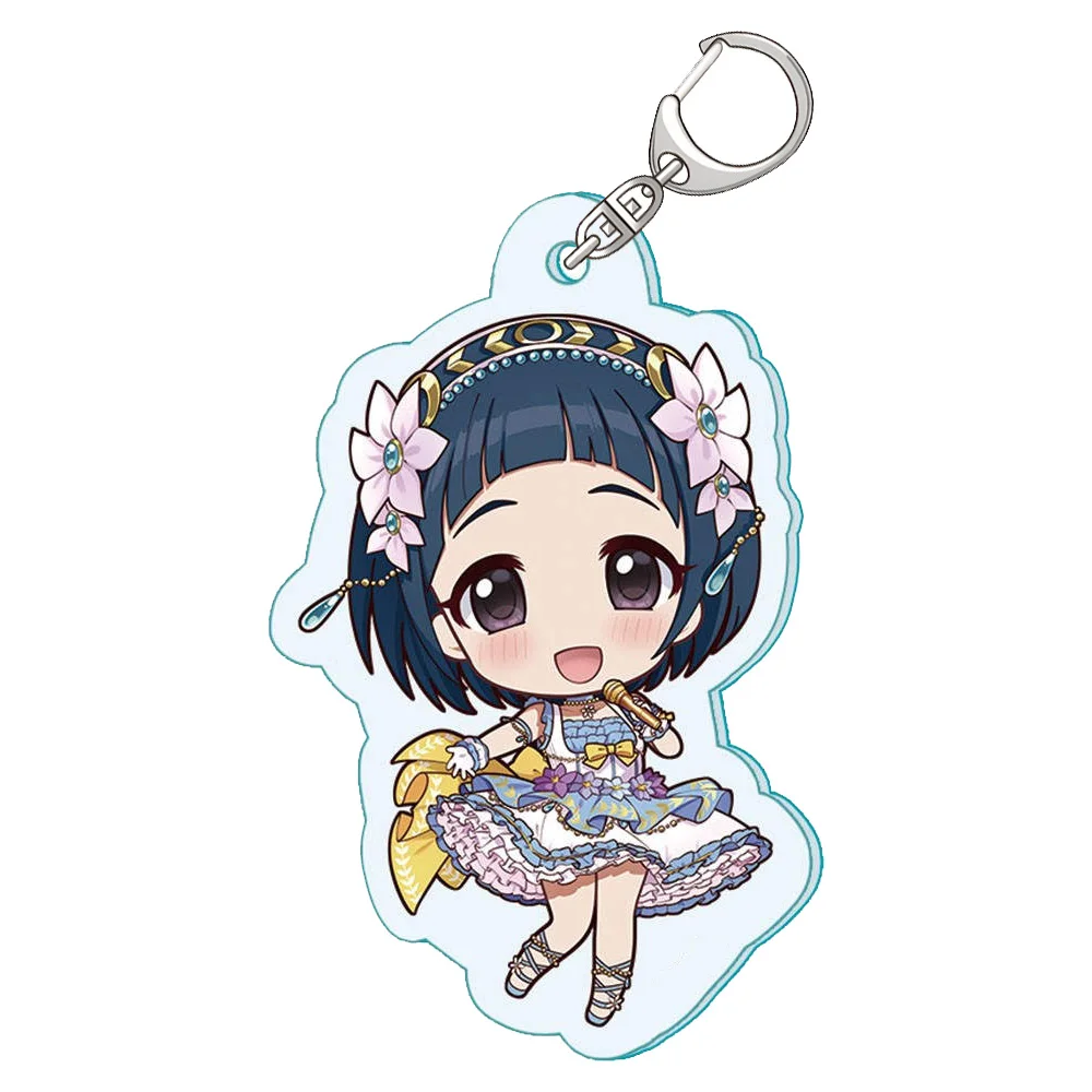 Магазин аниме THE IDOLM@STER Saki Temari Kotone Mao Lilja HD персонажи акриловый брелок кулон