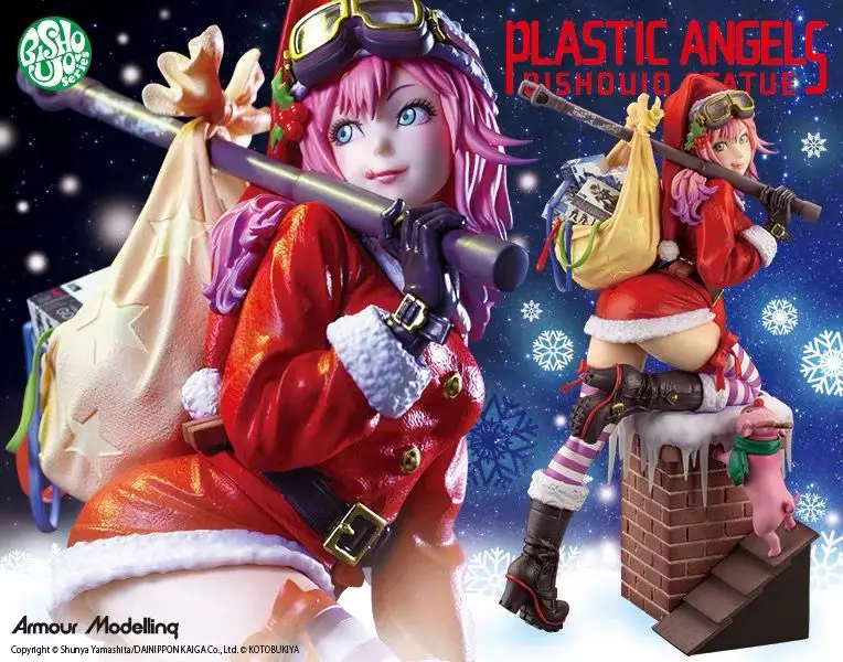 

100% Original Japanese Anime Angel On The Chimney Junya Yamashita Christmas Girl 21CM Pvc Action Figure Sexy Model Doll Figure