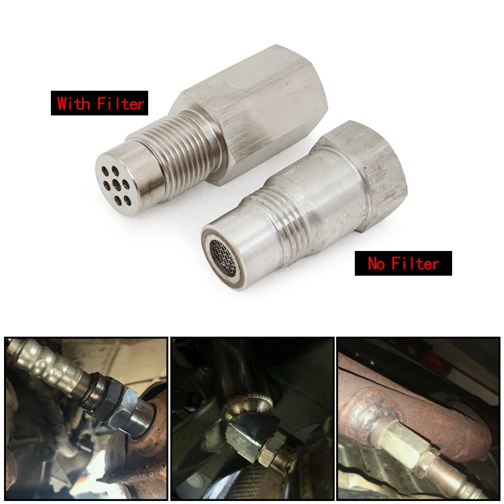

Extension Filter Oxygen O2 Sensor Connector Extender Spacer Internal Thread M18*1.5 Adapter Miniature Catalytic Converter Inside