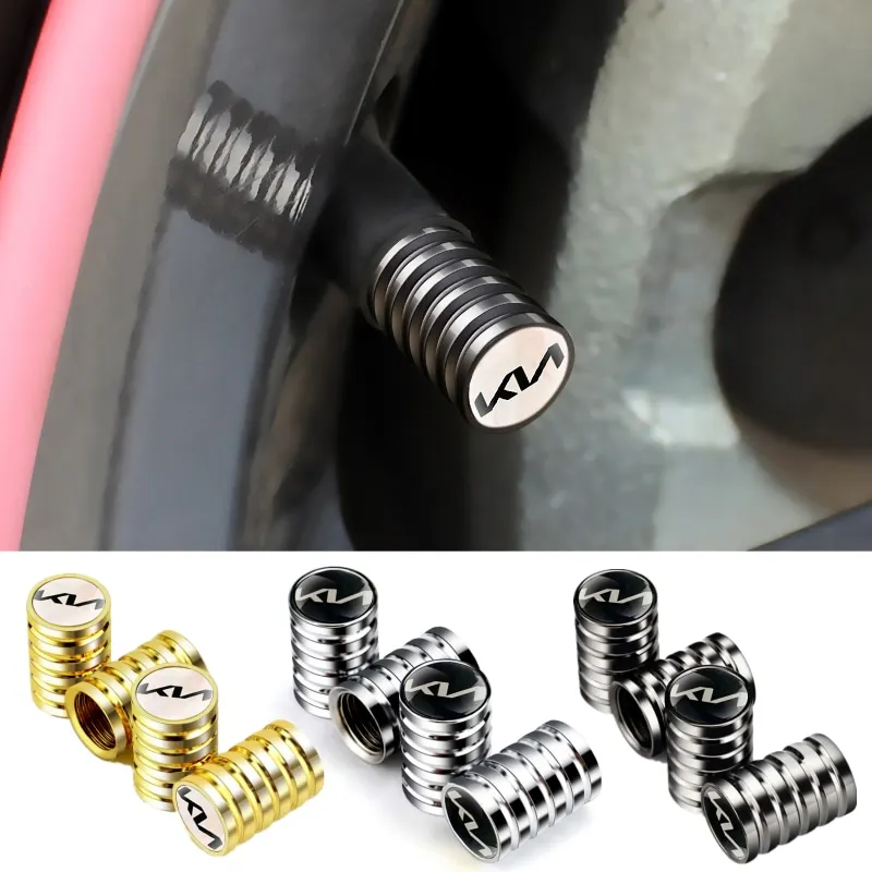 

Car Tire Valve Caps Wheel Air Leakproof Cover for KIA Picanto Rio Ceed Sportage K3 K5 K7 Forte Cerato Soul Sorento Accessories