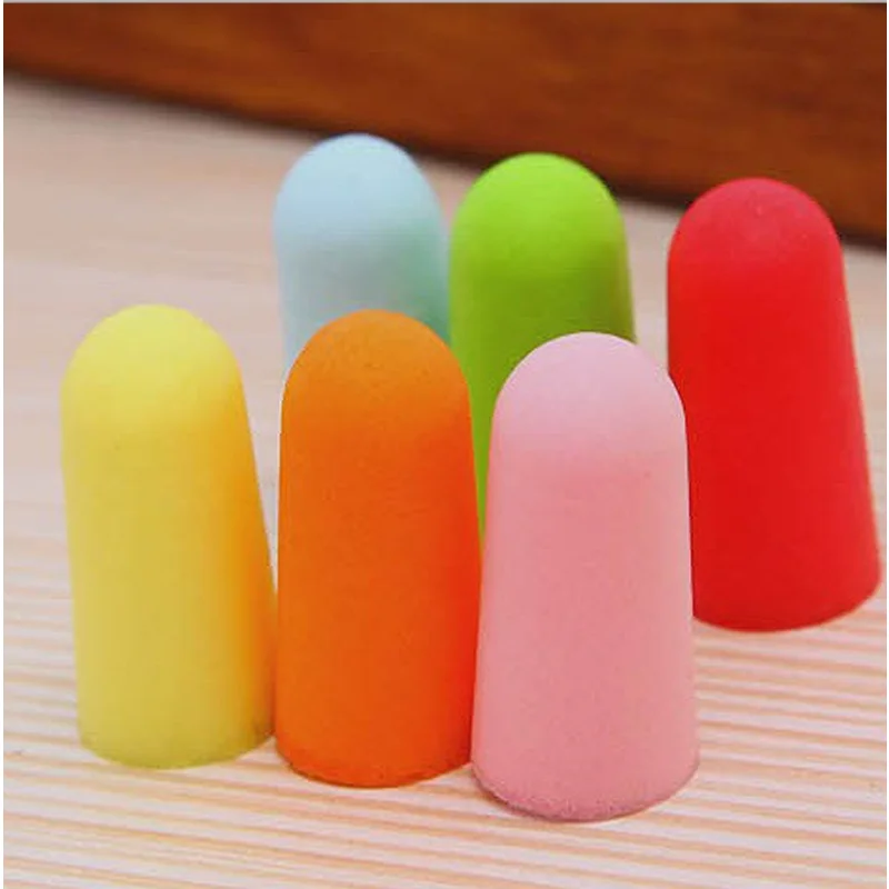

10Pairs Soft Orange Foam Ear Plugs Tapered Travel Sleep Noise Prevention Earplugs Noise Reduction for Travel Sleeping