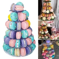 46 tier macaron display stand cupcake tower rack tray tools wedding party baby shower birthday table cake decoration bakeware