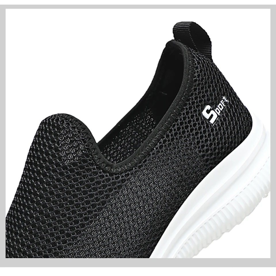 Loekeah Unisex Walking Shoes Men's Mesh Tennis Casual Shoes Sneakers Women's Outdoor Comfortable Breathable Slip on Footwear