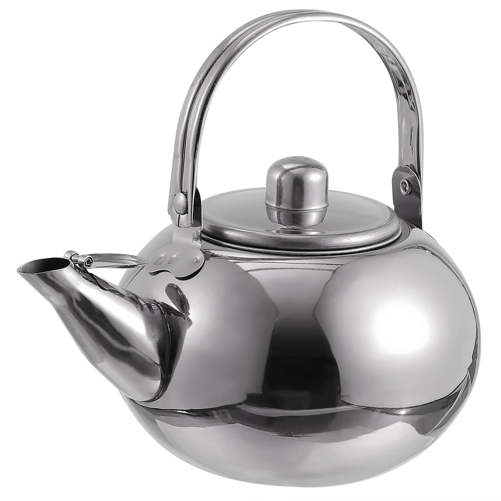 

Stainless Steel Pot Tea Kettle Home Large Capacity Teapot Teakettle Glass Pitcher Lid