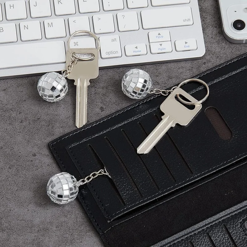 Брелок для дискотеки 48 шт. брелок серебристый зеркальный