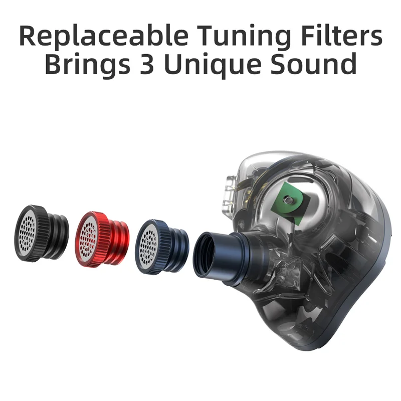 Наушники-вкладыши NiceHCK NX7 MK3 1DD + 4BA Hi-Fi сбалансированная арматура двойной