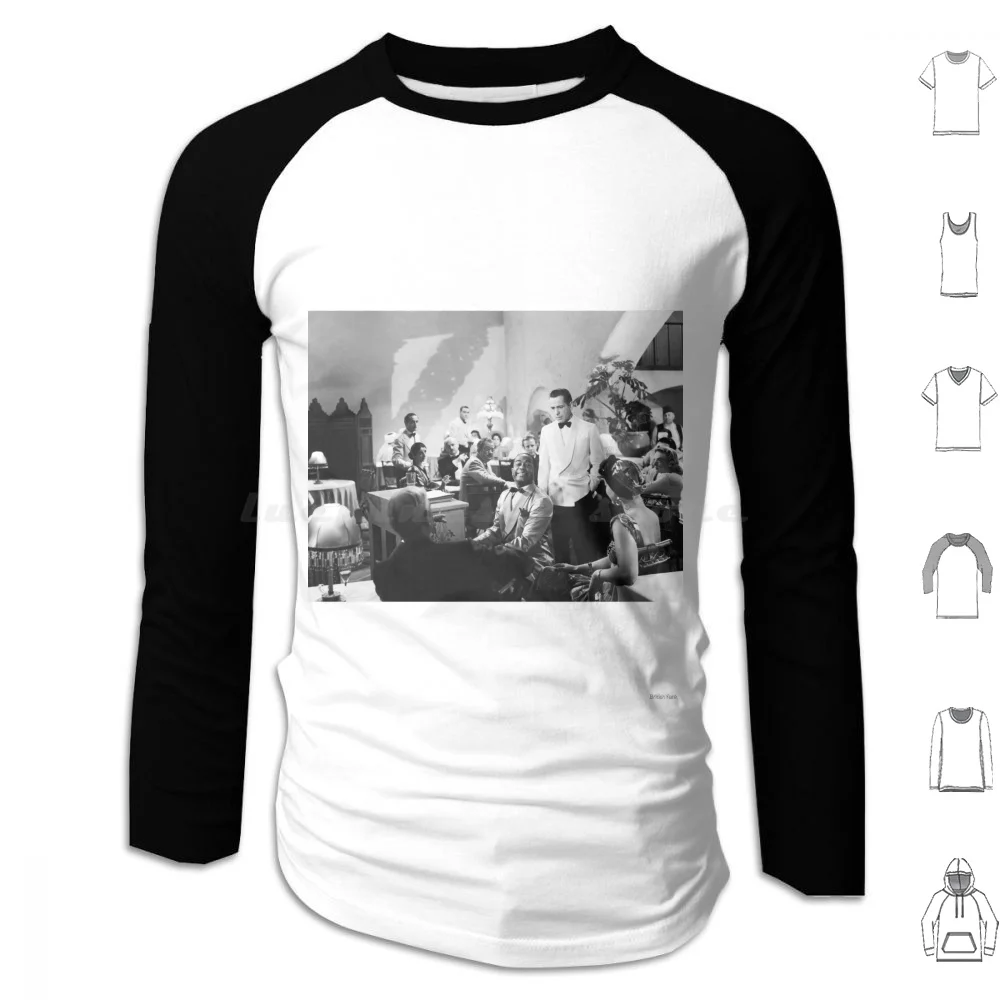 Худи с длинным рукавом и принтом джамфри Богарт