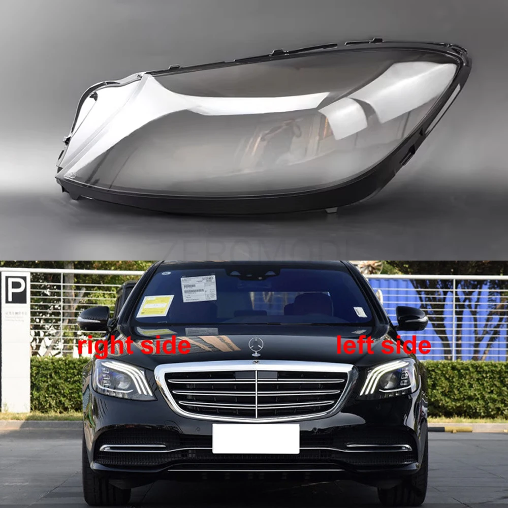 

Headlamps Cover Lens Transparent Lampshade Headlight Shell For Mercedes Benz W222 S-Class S320 S400 S500 S600 2018 2019 2020