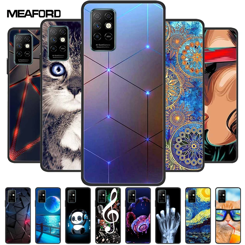 For Infinix Note 8i Cases Note 8 Fashion Soft TPU Silicone Back Cover For Infinix Note 8 Phone Case Coque Funda X683 X692 Note8i
