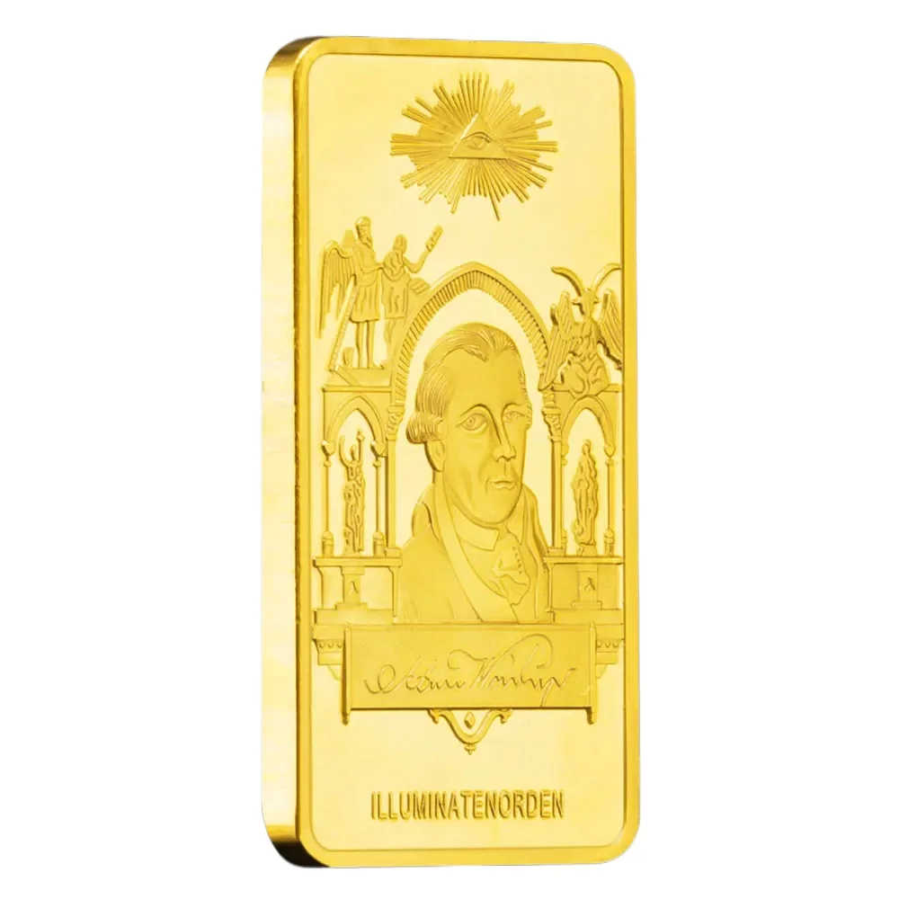 

Золотая масонская монета "Всевидящее око"